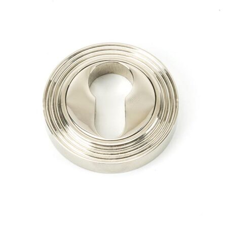 From the Anvil Polished Nickel Round Euro Escutcheon (Beehive)
