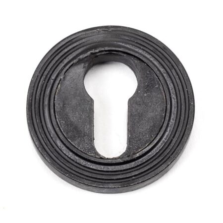 From the Anvil External Beeswax Round Euro Escutcheon (Beehive)