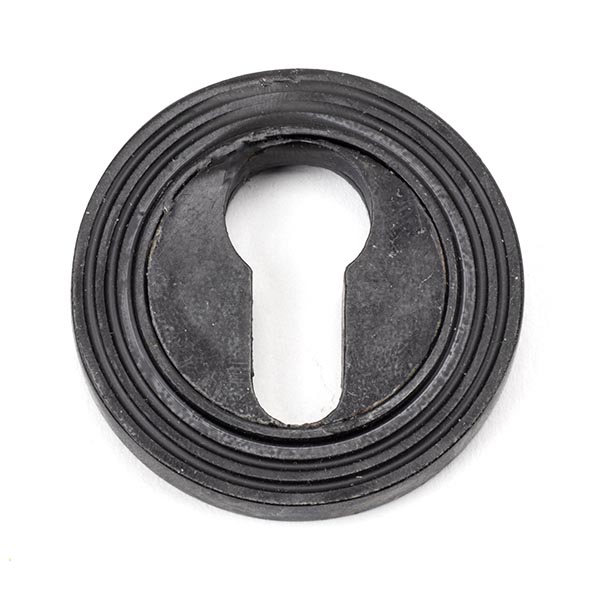 From the Anvil External Beeswax Round Euro Escutcheon (Beehive)