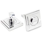 From the Anvil Polished Chrome Round Thumbturn Set (Square)