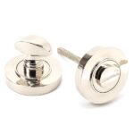 From the Anvil Polished Nickel Round Thumbturn Set (Plain)