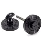 From the Anvil Black Round Thumbturn Set (Beehive)