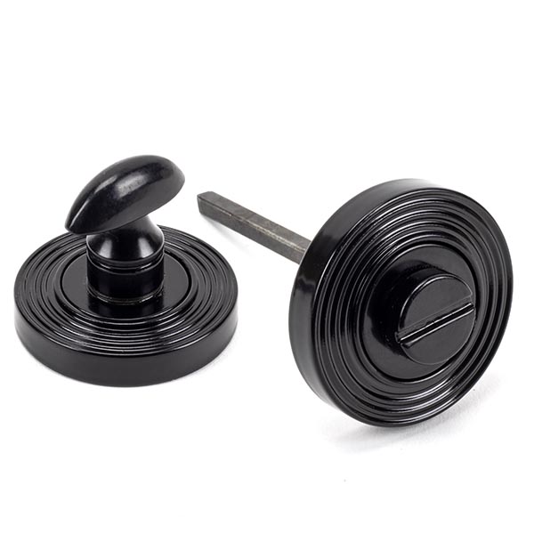 From the Anvil Black Round Thumbturn Set (Beehive)