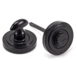 From the Anvil External Beeswax Round Thumbturn Set (Art Deco)
