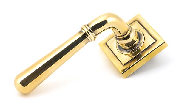 From the Anvil Aged Brass Newbury Lever on Rose Set (Square)