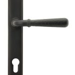 From the Anvil Aged Bronze Hammered Newbury Slimline Espag. Lock Set