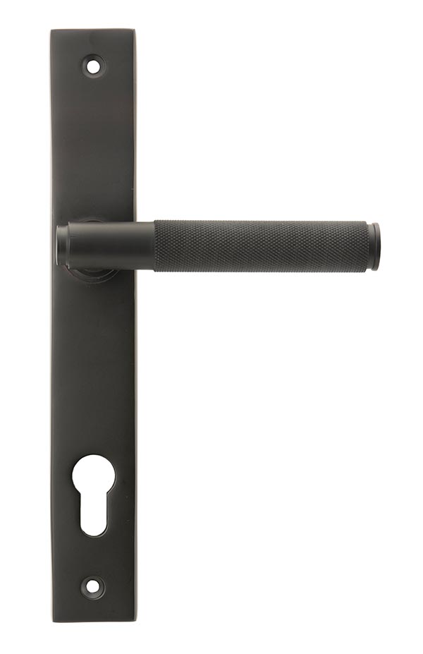 45775_main_S.jpg From the Anvil Aged Bronze Brompton Slimline Lever Espag. Lock Set - Image 1