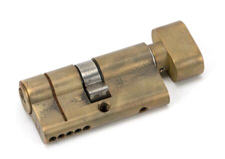From the Anvil Aged Brass 30/30 5pin Euro Cylinder/Thumbturn