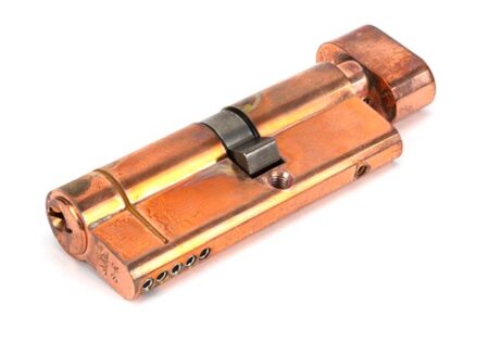 From the Anvil Polished Bronze 35T/45 5pin Euro Cylinder/Thumbturn
