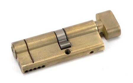 From the Anvil Aged Brass 35T/45 5pin Euro Cylinder/Thumbturn
