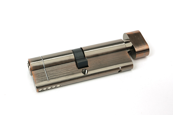 From the Anvil Polished Bronze 45/45 5pin Euro Cylinder/Thumbturn
