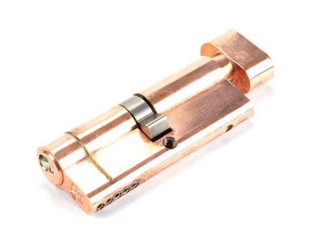 Polished Bronze 40/40 5pin Euro Cylinder/Thumbturn KA | 45873