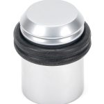 Satin Chrome Floor Mounted Door Stop | 45909
