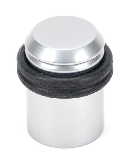 Satin Chrome Floor Mounted Door Stop | 45909