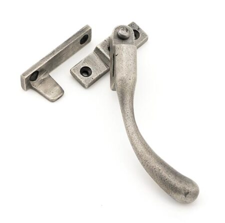 Antique Pewter Night-Vent Locking Peardrop Fastener - RH | 45913