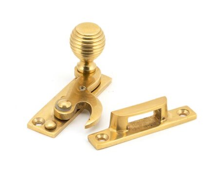 Polished Brass Beehive Sash Hook Fastener | 45935