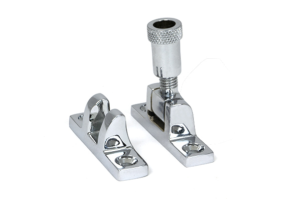 From the Anvil Polished Chrome Brompton Brighton Fastener - Narrow (Square)