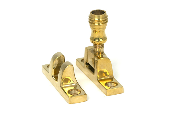 From the Anvil Polished Brass Prestbury Brighton Fastener - Narrow (Square)
