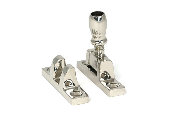 From the Anvil Polished Nickel Mushroom Brighton Fastener - Narrow (Square)