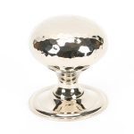 Polished Nickel Hammered Mushroom Cabinet Knob 38mm | 46027