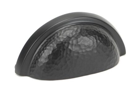 From the Anvil Aged Bronze Hammered Regency Concealed Drawer Pull
