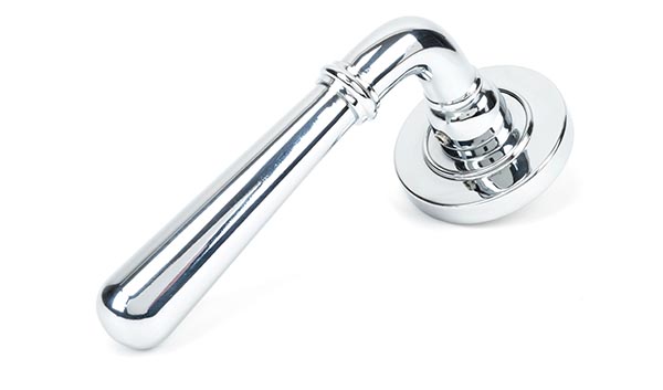 From the Anvil Polished Chrome Newbury Lever on Rose Set (Plain)