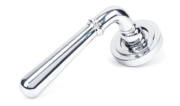 From the Anvil Polished Chrome Newbury Lever on Rose Set (Art Deco)