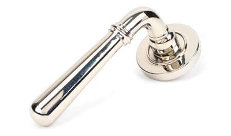 From the Anvil Polished Nickel Newbury Lever on Rose Set (Plain)