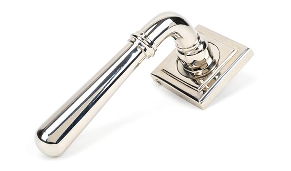 From the Anvil Polished Nickel Newbury Lever on Rose Set (Square)