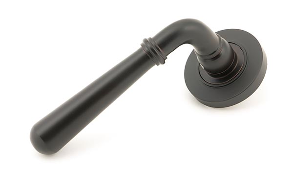 From the Anvil Aged Bronze Newbury Lever on Rose Set (Plain)