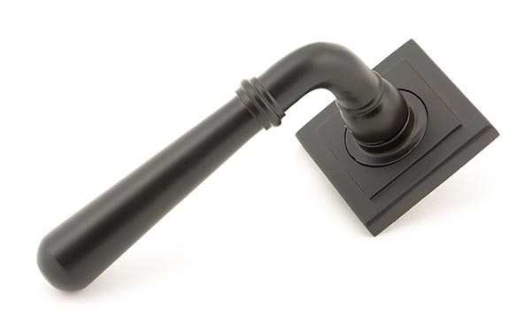From the Anvil Aged Bronze Newbury Lever on Rose Set (Square)
