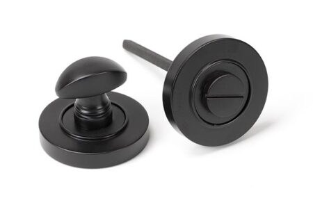From the Anvil Aged Bronze Round Thumbturn Set (Plain)