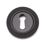 From the Anvil Aged Bronze Round Escutcheon (Beehive)