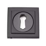From the Anvil Aged Bronze Round Escutcheon (Square)