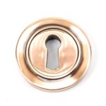 From the Anvil Polished Bronze Round Escutcheon (Plain)