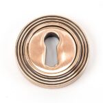 From the Anvil Polished Bronze Round Escutcheon (Beehive)