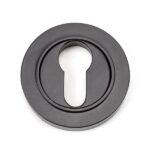 From the Anvil Aged Bronze Round Euro Escutcheon (Plain)