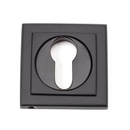 From the Anvil Aged Bronze Round Euro Escutcheon (Square)