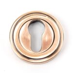 From the Anvil Polished Bronze Round Euro Escutcheon (Art Deco)
