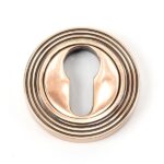 From the Anvil Polished Bronze Round Euro Escutcheon (Beehive)