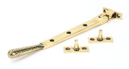 Aged Brass 8" Hammered Newbury Stay | 46144