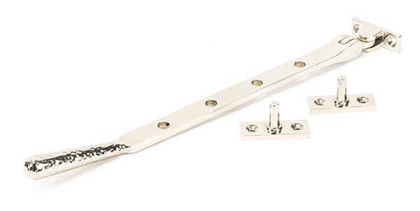 Polished Nickel 10" Hammered Newbury Stay | 46151