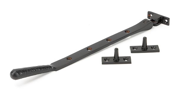 Aged Bronze 10" Hammered Newbury Stay | 46154
