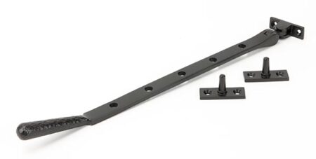 Aged Bronze 12" Hammered Newbury Stay | 46155