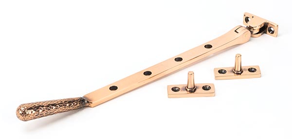 Polished Bronze 10" Hammered Newbury Stay | 46157