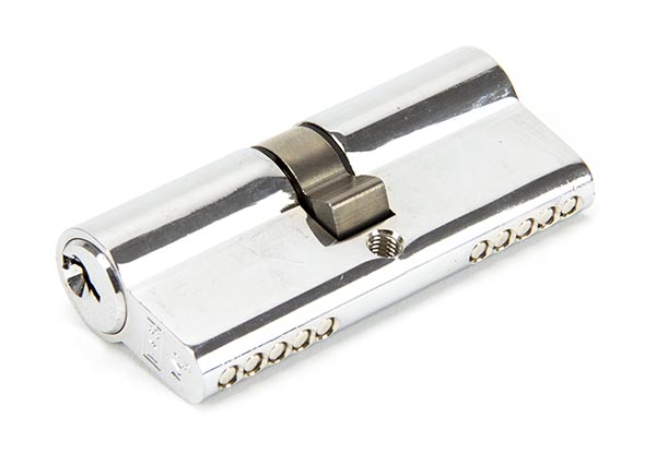Polished Chrome 35/35 5pin Euro Cylinder KA | 46249