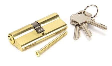 Lacquered Brass 40/40 5pin Euro Cylinder KA | 46251 - Image 2