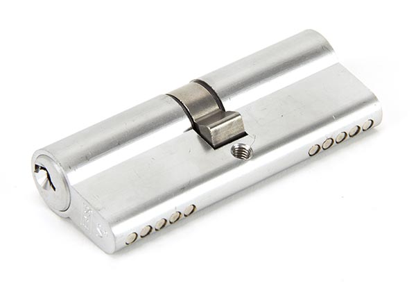 Satin Chrome 40/40 5pin Euro Cylinder KA | 46253