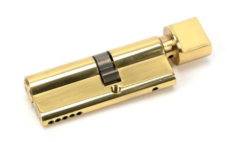 Lacquered Brass 35T/45 5pin Euro Cylinder/Thumbturn | 46260