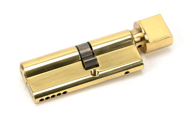 Lacquered Brass 35T/45 5pin Euro Cylinder/Thumbturn | 46260